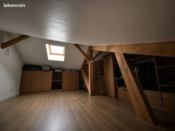 Je loue cet espace (grenier) pour ranger des meubles,