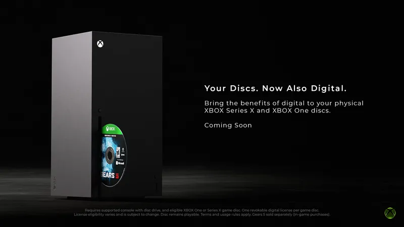 Xbox numérise vos disques : licence révocable, Insiders le 31 août