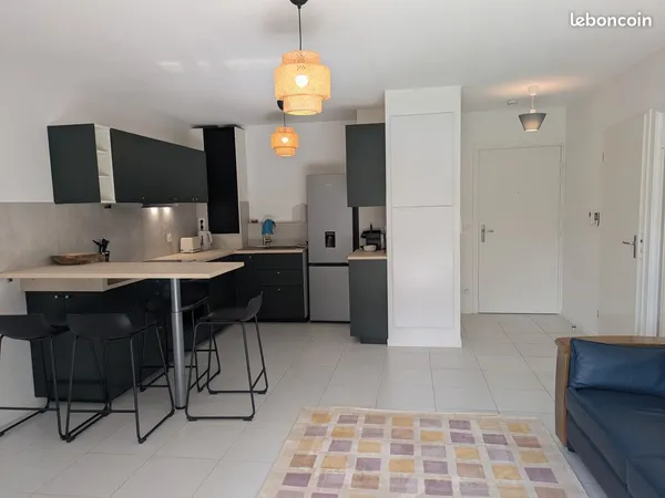 T2 - 43m² meublé en location à l'année - Tosse