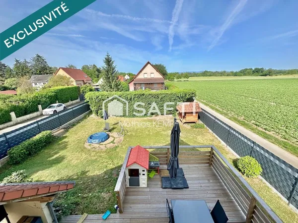 MAISON 130m² hab - 150m² sol - 4 CH. 620m² Terrain
