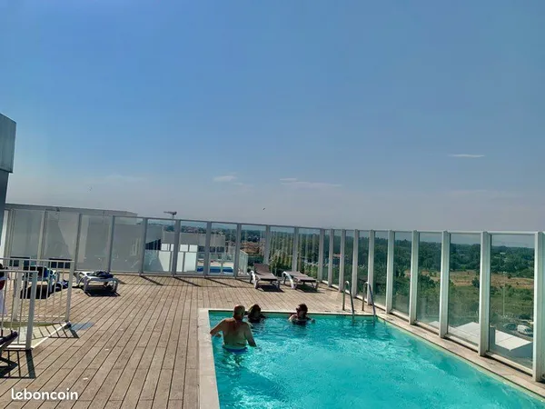 Résidence avec piscine ( Bleu d Ancre ) T3 63 m2 terrasse 25 m2 - 4e etage 700 m de lq plage