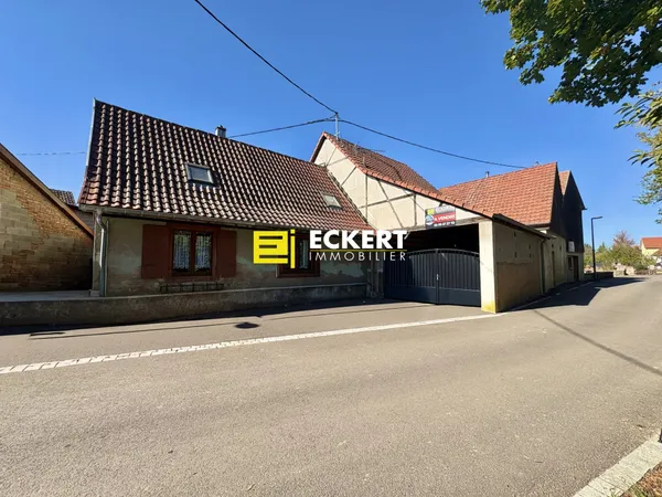 NOUVEAU à STOTZHEIM, ancienne ferme rénovée sur 3.47 ares ave