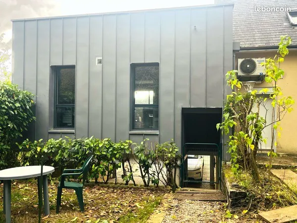 Studio meublé de 40 m² avec jardin privatif et parking - Montreuil-sur-Ille