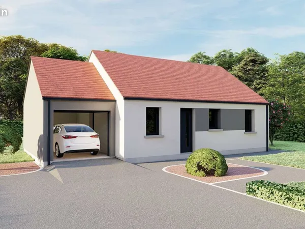 Projet de construction d'une maison 58.68 m² avec terrain à PLESSE (44)