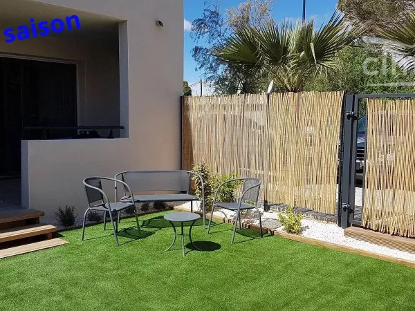 Joli appartement de type 2 avec jardin