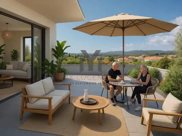 Grand Duplex au dernier étage avec grande terrasse