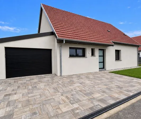 Maison neuve de plain pied - 3 chambres - plein Sud