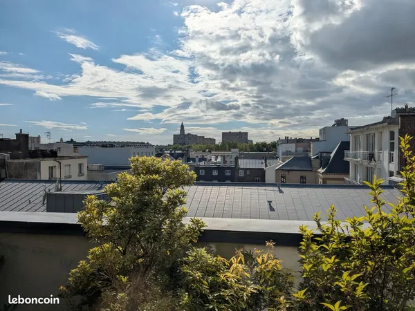 A saisir appartement traversant avec terrasse et stationnement en centre-ville du Havre
