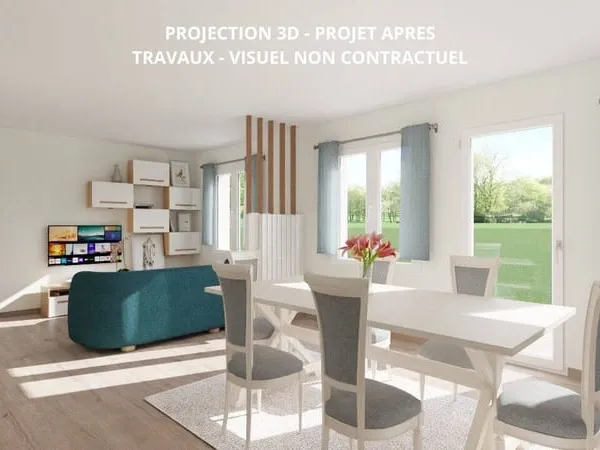 Appartement 3 pièces 60 m²