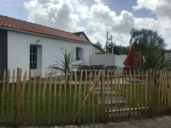 Pornic - Maison de plain-pied, 3 chambres, jardin et terrasse