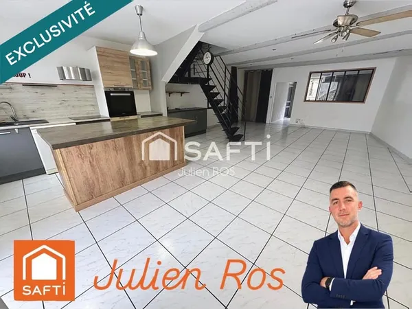 Causses-et-Veyran - Maison rénovée, 4 chambres, garage 70 m², DPE B