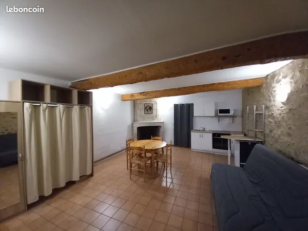 Grand studio avec terrasse