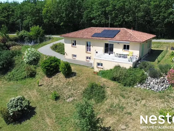 Maison Miramont D'Astarac 4 pièces 116 m2 avec 2500 euros de terrain vue magnifique