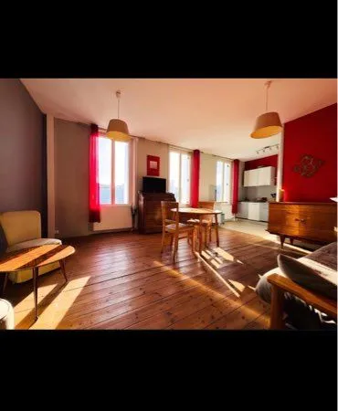 F2, entièrement meublé, 52 m²