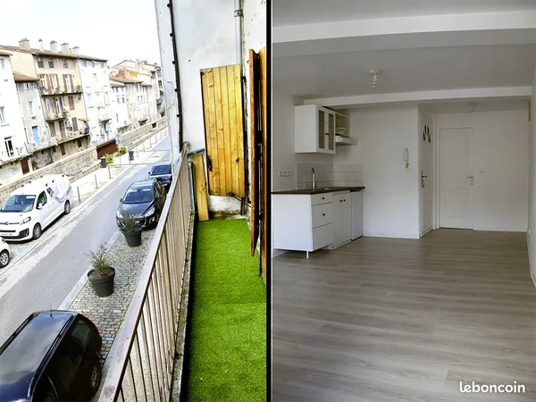 Joli studio cosy et lumineux
