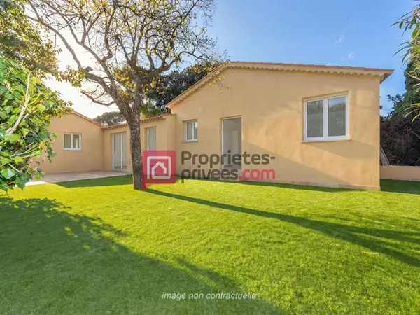 Mougins/Le Cannet villa individuelle rénovée entièrement, 3 pièces 55 m2, terrasse jardin parkings