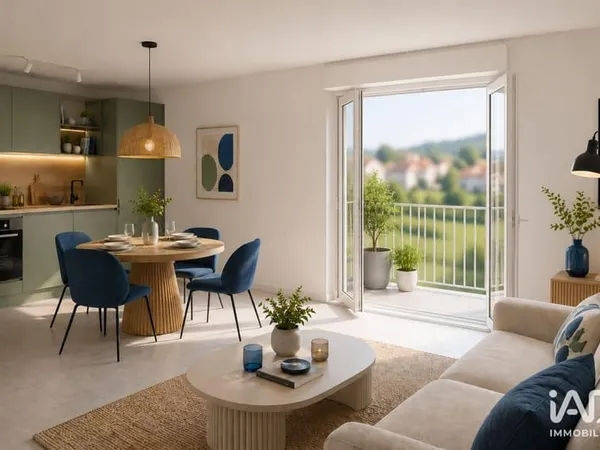 Appartement 2 pièces 43 m²