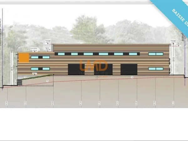 Terrain à bâtir 3 050 m²  zone d'activités  La Motte (83920)