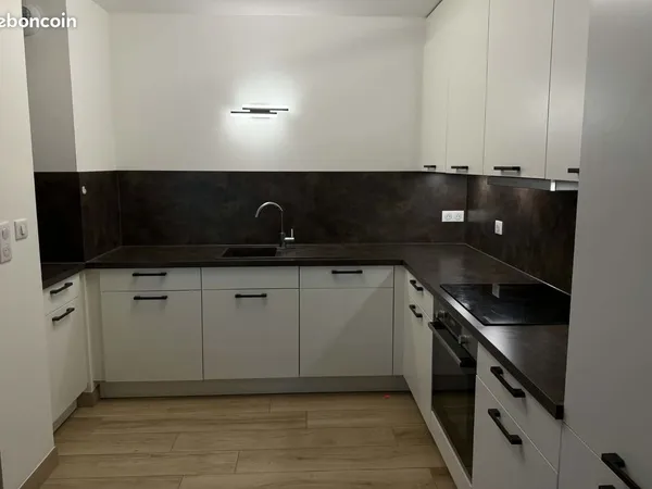 T2 49 m² neuf meublé plein centre de St Louis vue sur parc