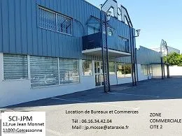 Local 60 m² carcassonne zone commerciale cite2