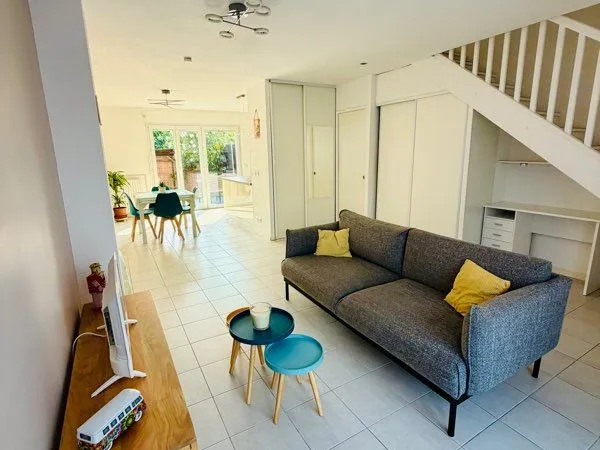 Maison T3 meublée 2 chambres jardin