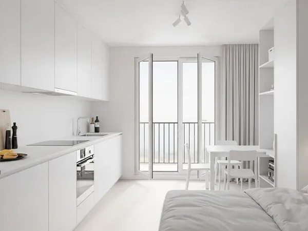 STUDIO de 25.69m² + UN BALCON + PARKING - SAINT-JEAN-DE-BRAYE