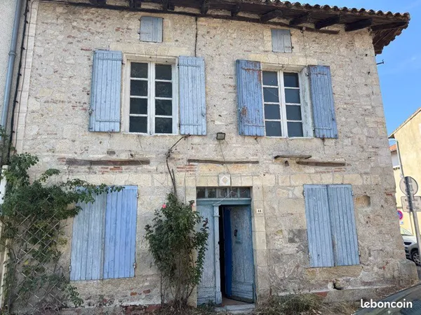 🏡 Maison à rénover - Fort potentiel - à Caudecoste 49 000