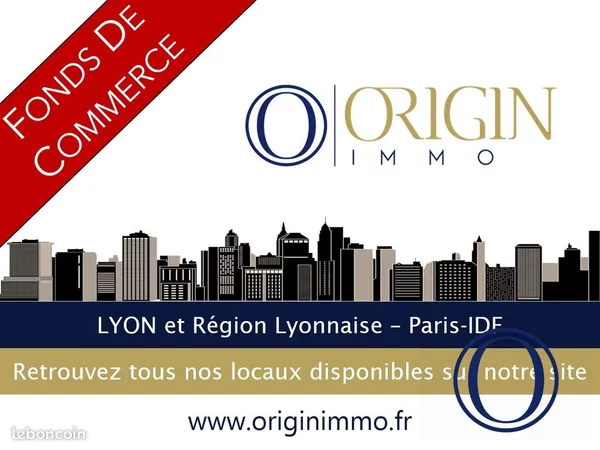 Fonds de commerce, restaurant 108 m² Lyon