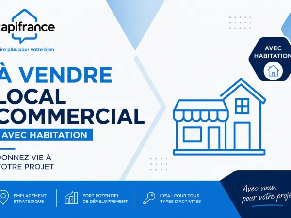 Commerce 8 pièces 200 m²