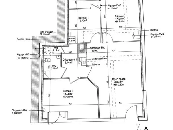 Local commercial caen 90 m2
