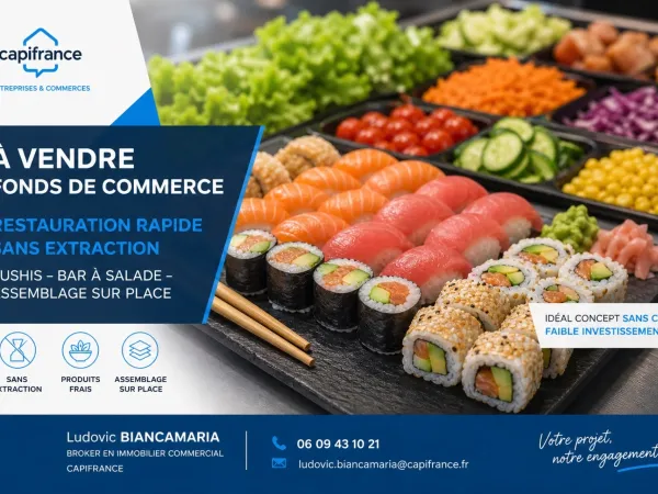 Fonds de commerce 5 pièces 288 m²