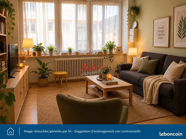 Loft 2 pièces 43 m²