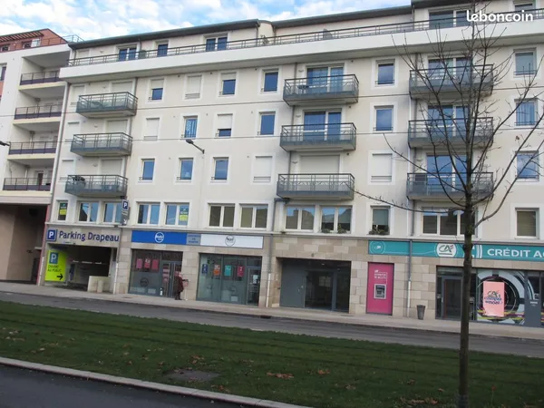 DIJON Centre- Drapeau T1 bis 33m2 parking privatif Sous-Sol (borne électrique commandée)