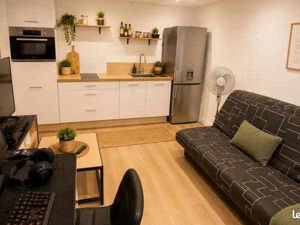 Studio meublé 28m²