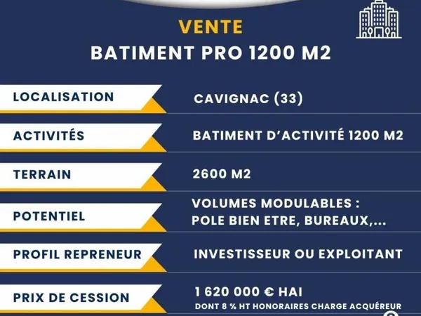 Immeuble 1200 m²