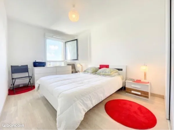 T2 meublé 48m2 de standing avec balcon de 6m2 dans une nouvelle résidence