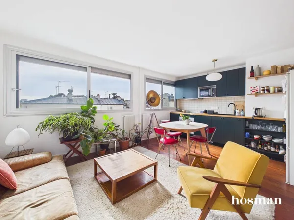 Coup de coeur ! 2 pièces de 48 m² - Vue dégagée et calme, Rue Damrémont, Paris