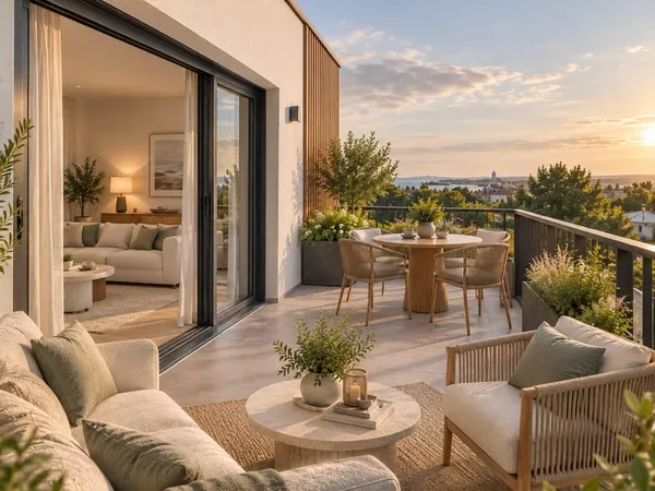 T3 DERNIER ETAGE TERRASSE VUE MER