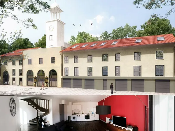 T2 Duplex + garage St Rambert le bas bord de saône