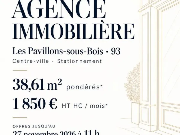 Fonds de commerce 39 m² LES PAVILLONS SOUS BOIS
