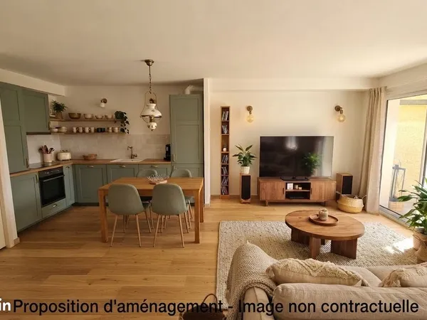 APPARTEMENT TRIPLEX 100 M² 3 CHAMBRES (possible 4) + STATIONNEMENT + TERRASSE 20 M²