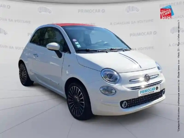 Fiat 500 1.2 8v 69ch lounge dualogic cabriolet — photo 3