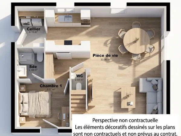 Maison neuve 5 pièces 89 m²