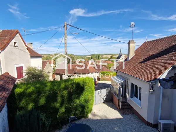 Maison de campagne 4P Bourgogne, Garage Court Jardin