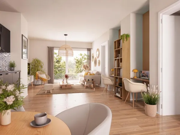 Appartement 3 pièces 56 m²