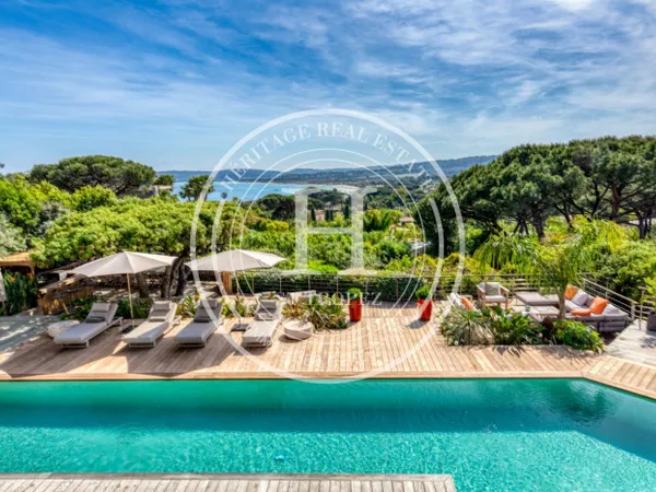 Villa avec vue mer au sein domaine privé - Accès plage à pied