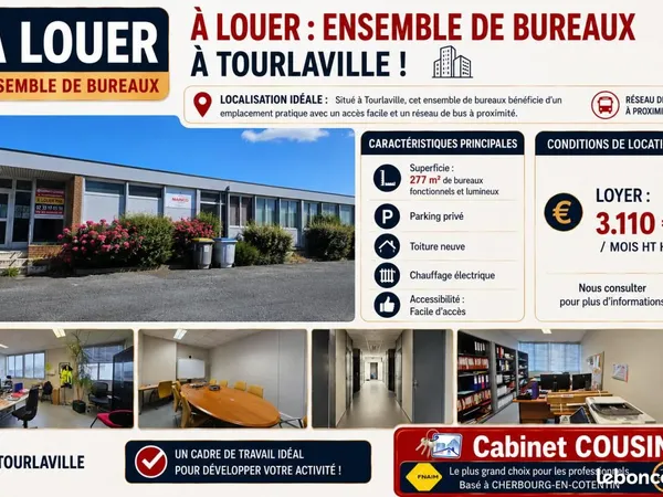 Bureaux 277 m²
