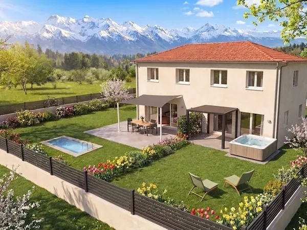 Terrain plat, viabilisé et constructible de 354 m2