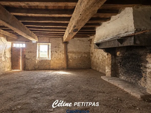 Maison mitoyenne à rénover - Iffendic - 2 pièces - 100m² - terrain de 800 m²