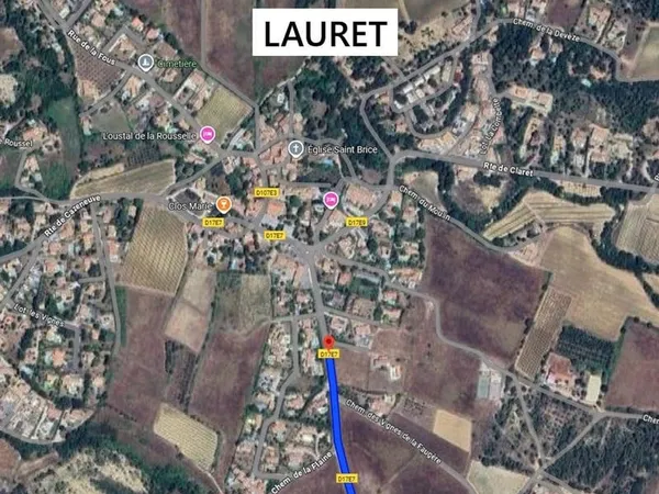 Terrain 500 m²